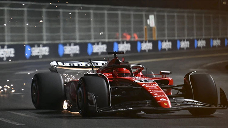 Leclerc fastest in Vegas practice after farcical opening session