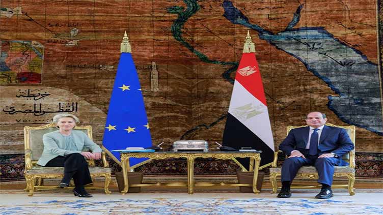 EU chief discusses Gaza humanitarian crisis with Egypt president