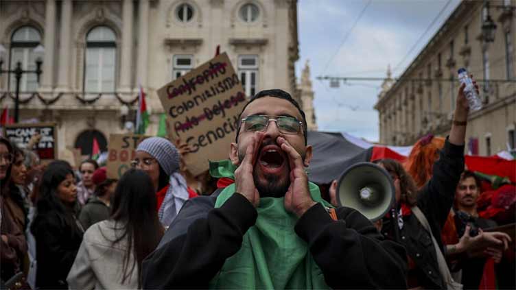 Pro-Palestinian demonstrators rally across Europe