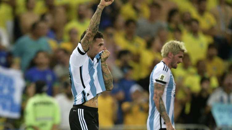 Argentina sink Brazil in World Cup qualifier; Uruguay march on