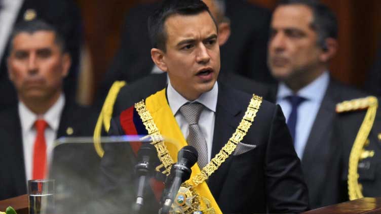 Ecuador's youngest-ever president Daniel Noboa takes office