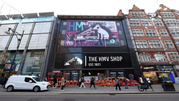 A century after debut, UK music store HMV makes Oxford Street return