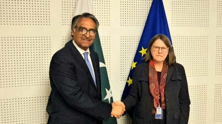 FM Jilani, EU Parliament VP Hautala agree to bolster bilateral ties
