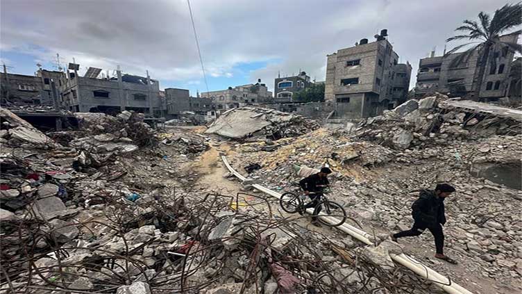 Drones show how Israeli bombs turned Gaza into moonscape