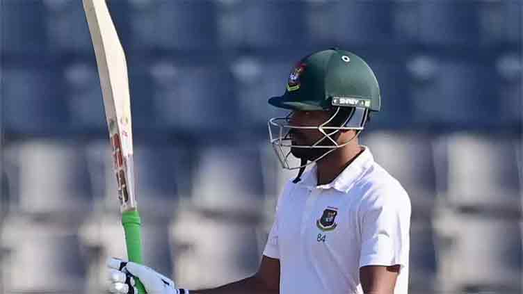 Bangladesh nose ahead in Sylhet after Shanto's hundred