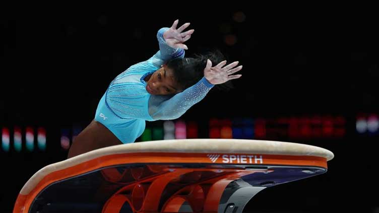 Biles pulls off Yurchenko's double pike to be named after her at Worlds