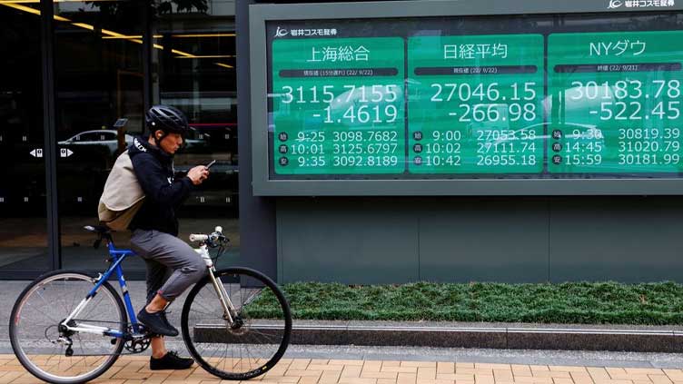 Stocks make meandering start to quarter; yen hits near 1-year low