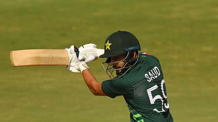 Saud Shakeel smashes second-fastest fifty for Pakistan in world cups