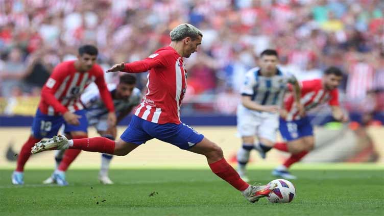 Griezmann's late penalty earns Atletico 2-1 win over Sociedad