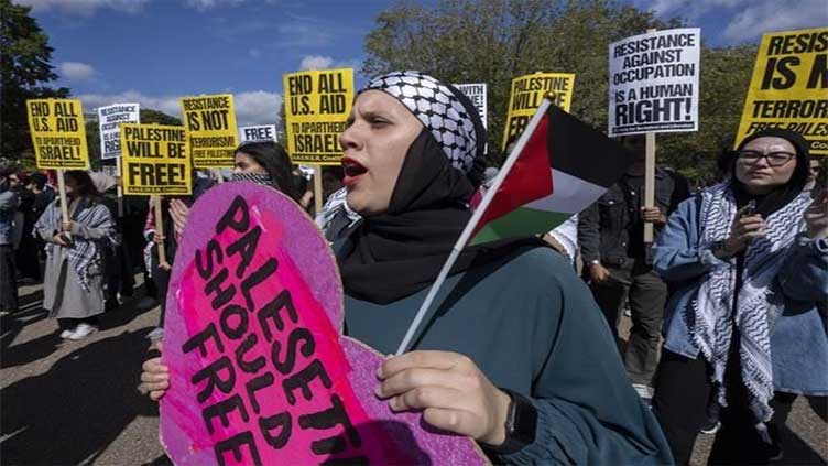 Israeli and Palestinian supporters rally across U.S. as Israel declares war after Hamas attack