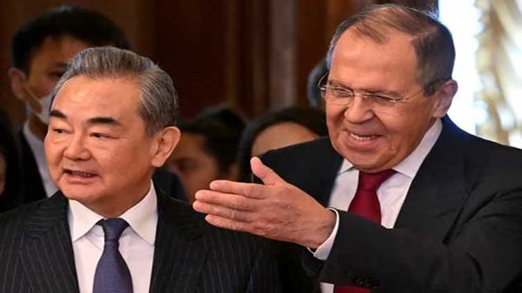 China's top diplomat Wang Yi meets Russia's Lavrov 