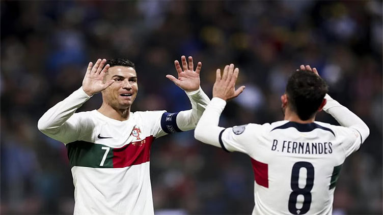 Ronaldo hits two as Portugal thrash Bosnia and Herzegovina