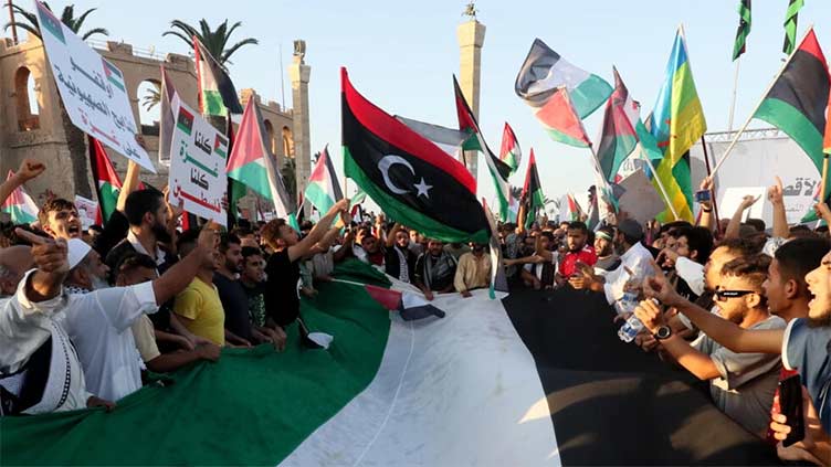 Protests in Libya over Gaza hospital strike