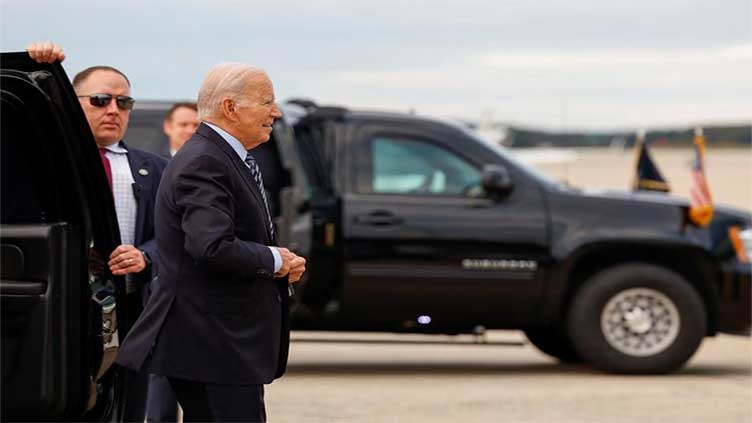 Biden lands in Israel, hugs Netanyahu and Herzog on tarmac