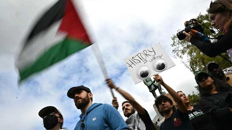 London university suspends students over Gaza solidarity rally