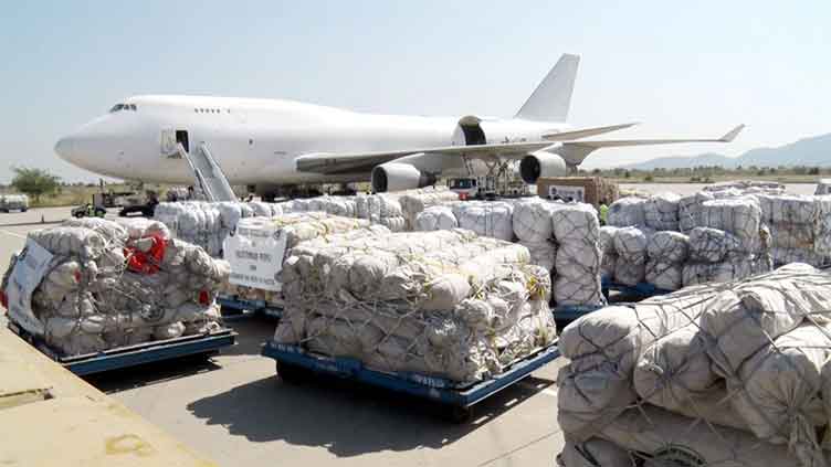 Pakistan dispatches humanitarian aid for Palestinians via Egypt