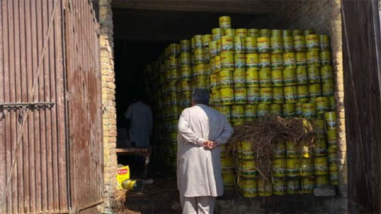 30,000kg substandard ghee seized in Kohat raid