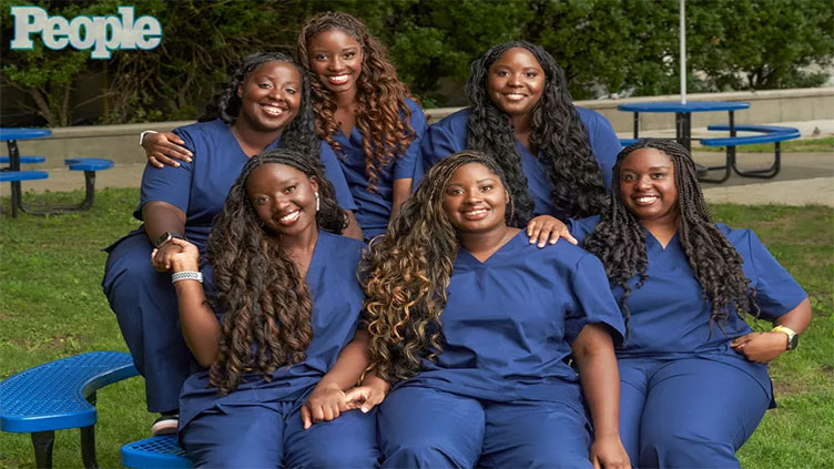 Six homeless sisters are all becoming nurses together