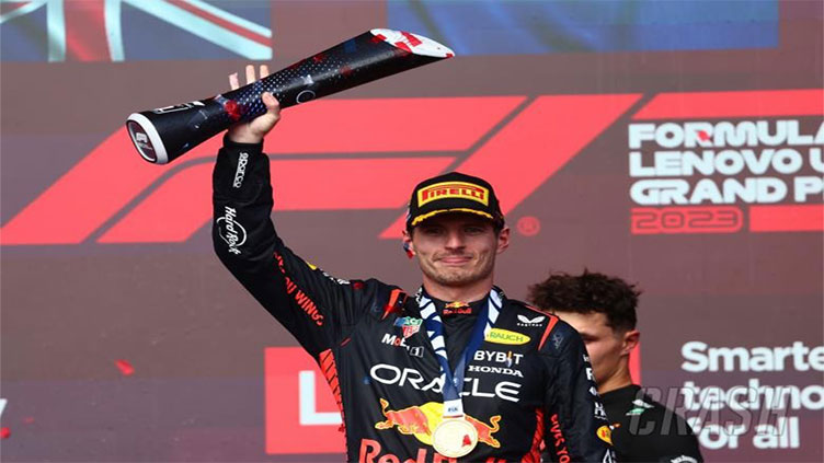 Verstappen takes 50th win with Hamilton, Leclerc excluded