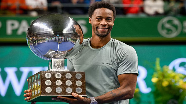 France's Monfils rallies to win 12th ATP title in Stockholm