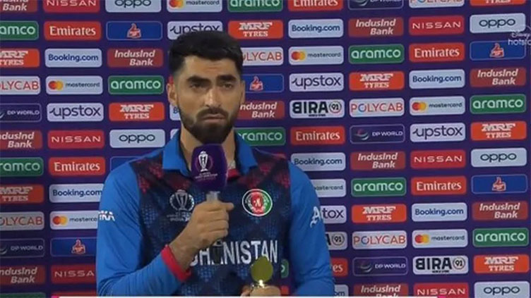 'So proud': Afghanistan's Zadran hails World Cup shock