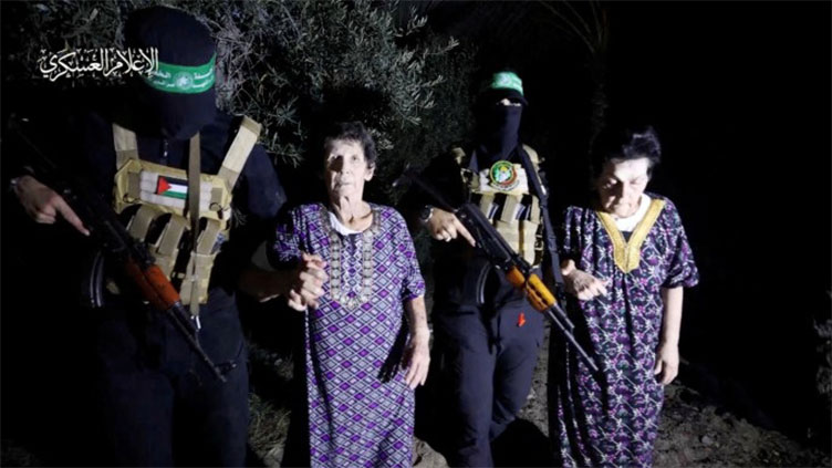 Hamas frees two Israeli women, US cautions on Gaza invasion
