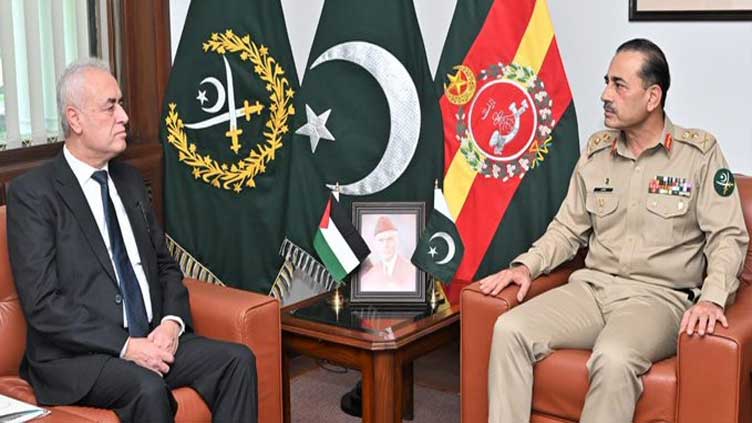 COAS Munir expresses concerns over unabated violence on Palestinians