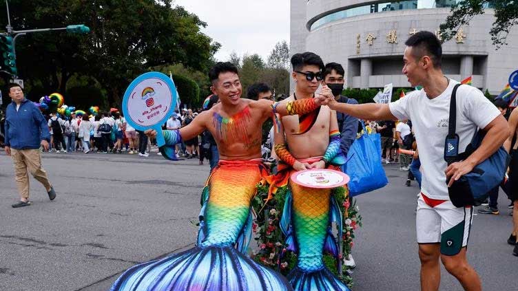 Crowds throng Taipei as Taiwan celebrates east Asia's largest Pride march