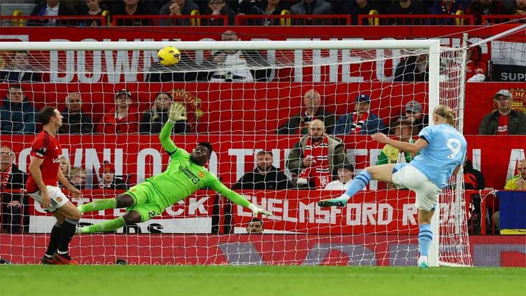 Haaland double leads City to 3-0 win over United in Manchester derby