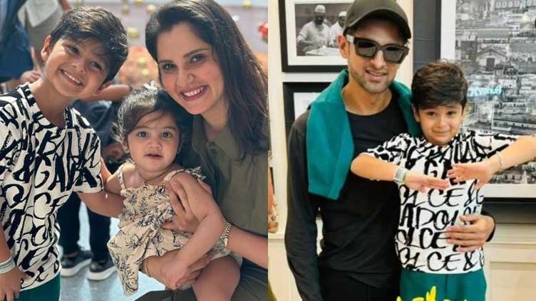 Shoaib Malik drops Sania Mirza from family photo on son's birthday