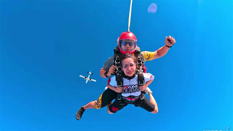 Malaika Arora celebrates birthday with adventurous skydiving in Dubai