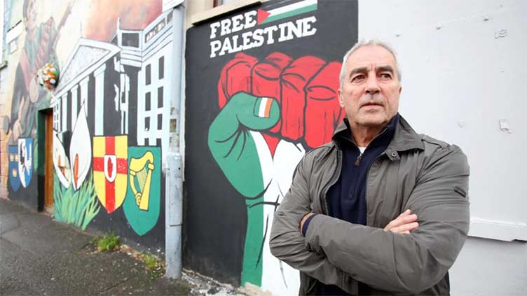 Flags and murals as N.Irish pick sides in Israel-Hamas war