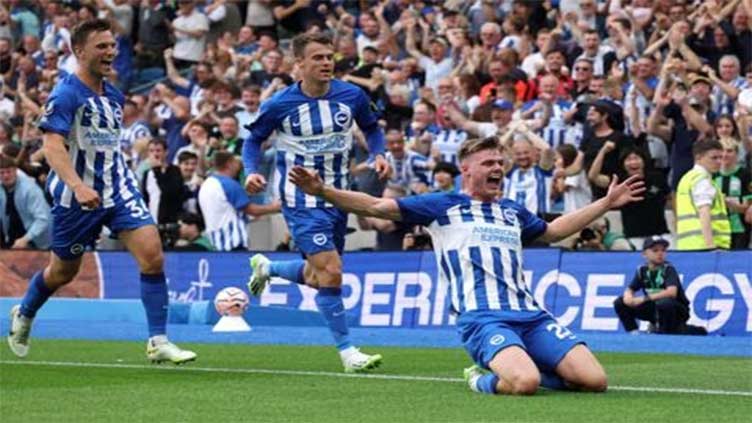 Soccer: Ferguson delighted to join hat-trick heroes club as Brighton beat Newcastle