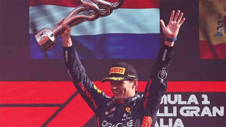 Record-breaking Verstappen makes it a perfect 10 at Monza