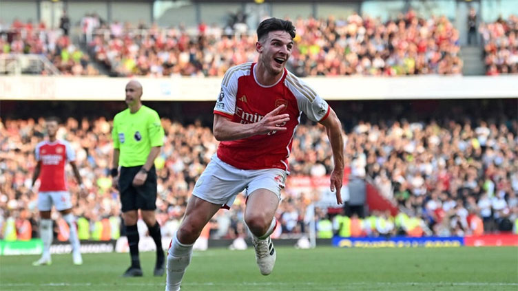 Declan Rice strikes in stoppage time as Arsenal leave it late to sink  Manchester United