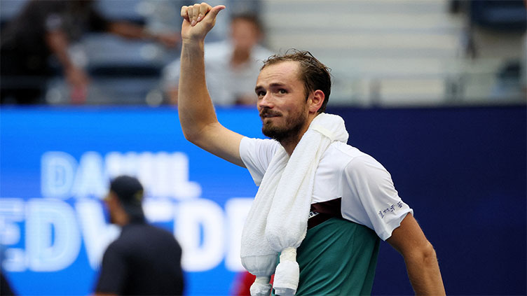 Medvedev sweats out 'brutal' US Open win to reach semi-finals