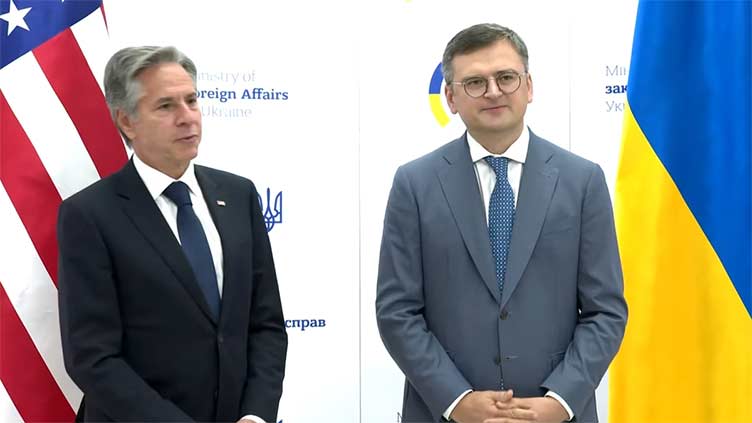 Blinken hails Kyiv's pushback against Russia in visit clouded by attack