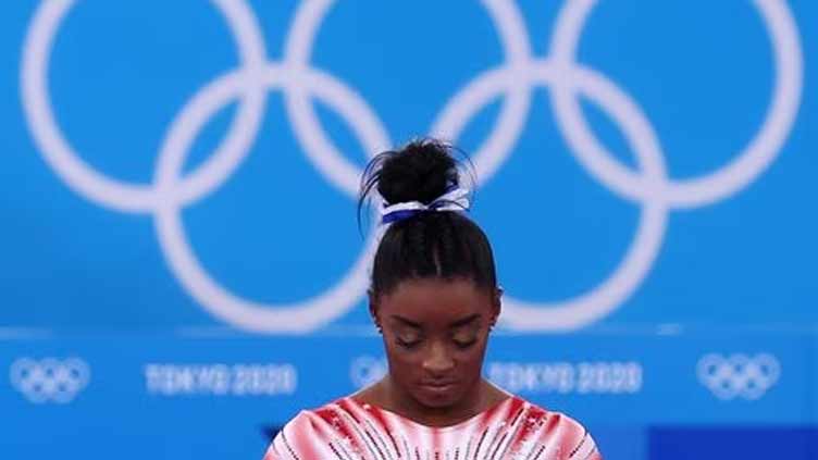 American Biles says goal is to compete at Paris Olympics