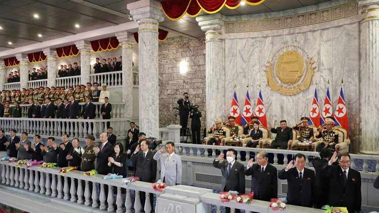 North Korea marks founding day with parade, diplomatic exchanges