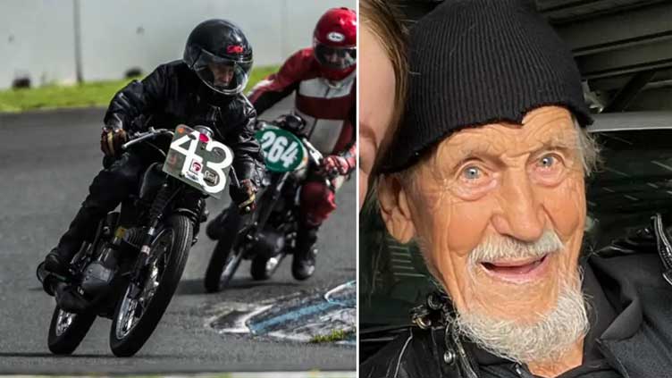 New Zealand man becomes world's oldest motorcycle racer at 97