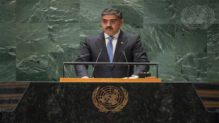 PM Kakar issues call to address all forms of terrorism, including Hindutva at UNGA