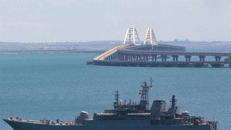 Ukraine attacks Russian Black Sea navy HQ in Crimea