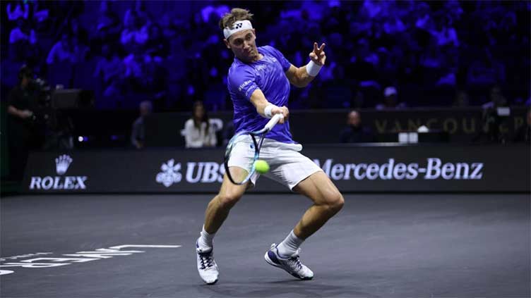 Ruud beats Paul to give Europe first points at Laver Cup