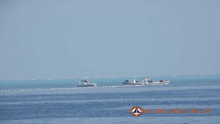 Philippines condemns Chinese 'floating barrier' in South China Sea