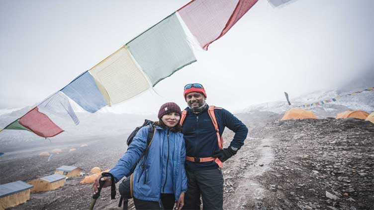 In a first, Lahore's husband-wife duo scales Manaslu peak