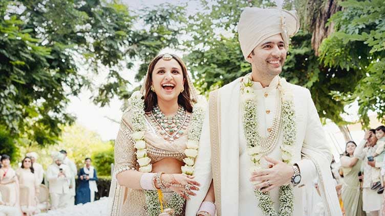 'Forever begins now,' Parineeti Chopra, Raghav Chadha post romantic wedding images