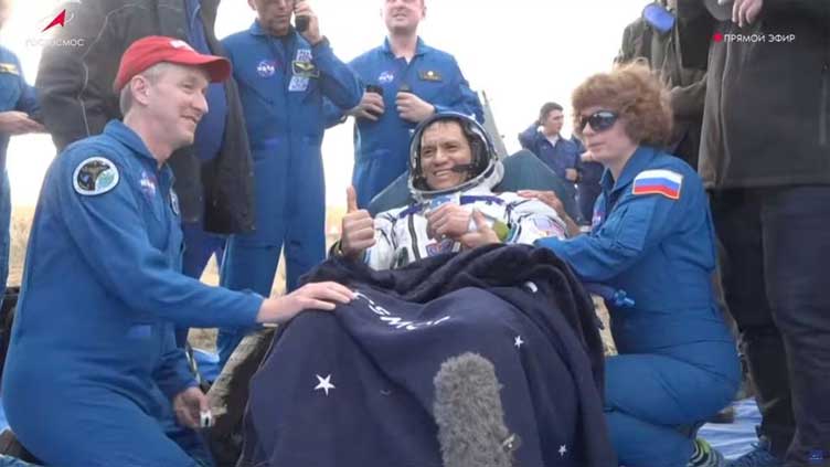 US astronaut Rubio says 'good to be home' after landing in Kazakhstan