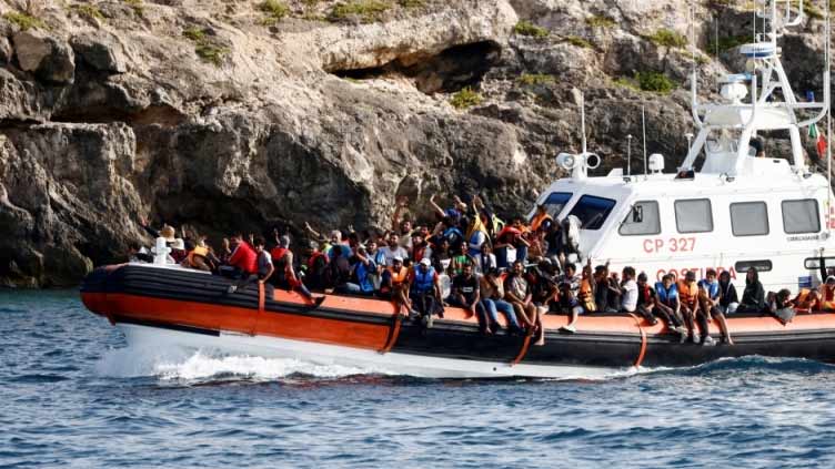 Italy's coast guard rescues 177 people aboard burning ferry
