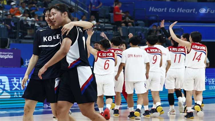 Divided again, South Korea beat North Korea in Asian Games basketball