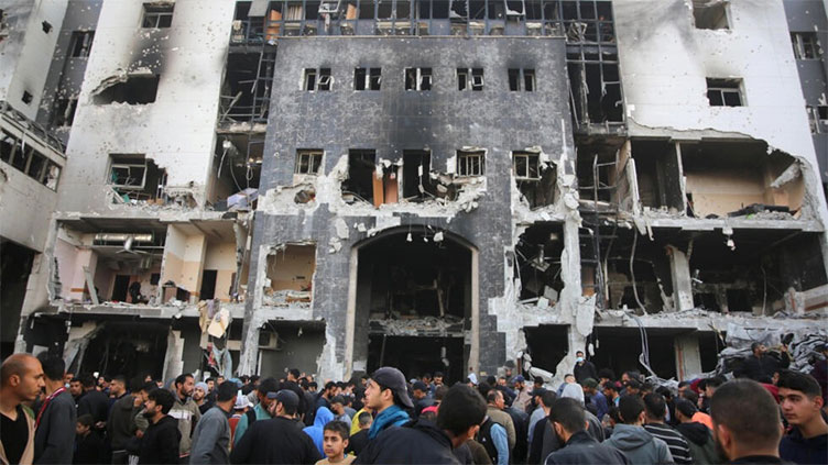 Death and ruins at Gaza's shattered Al-Shifa hospital